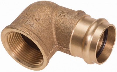 Coude 90� - A sertir - Cuivre - Femelle / Femelle - Diam�tre 16 mm vers 1/2 - Sachet de 2 - Altech ALT02P8090G1604