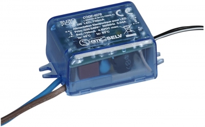 Alimentation - Europole LED TRONIC - 24 Volts DC - 3W - IP20 - 700MA - Europole 4270