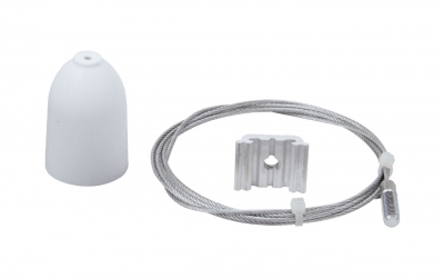 Filin de suspension - GBS 33 - Pour rail 029 - 1.50 M�tre - Blanc - Aric 1658