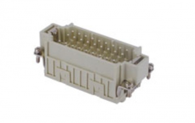 Insert m�le - A lame de pression - 27P+T - 10A - 400V- Gabarit 77.27 - ILME CDSM27