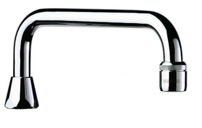 Bec - Dessus - Avec a�rateur + joint �conomiseur - Femelle 15 x 21 - Largeur 200 mm - Delabie 951202