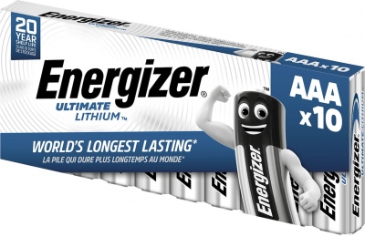 Pile lithium Energizer Ultimate - AAA - boite de 10 - Energizer 343533