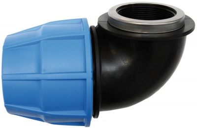 Raccord coud� - Femelle - Diam�tre 32 mm - 26 x 34 - Pour tube PE - Sferaco 1013032