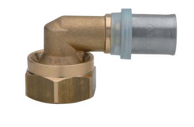 Coude femelle - Pour tube multicouche - Ecrou libre - 16 mm vers 1/2 - Lot de 2 - Altech 4434877