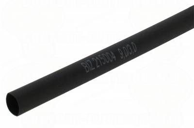 Gaine thermor�tractable noire de 9 � 3 mm
