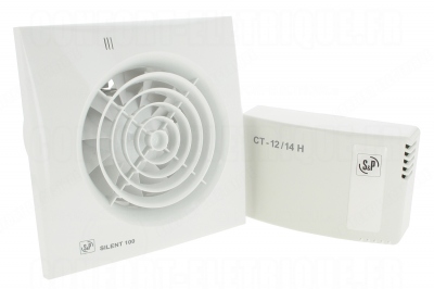 Kit a�rateur 95 m3/h Silent 100CHZ hygror�glable et temporis�