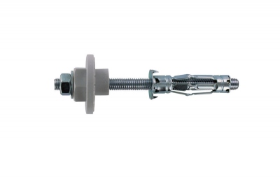 Fixation lavabo -  Paroi creuse - Tige filet�e 8 x 120 - Chevilles m�talliques � expansion 8 x 50 - Novipro NOV92547