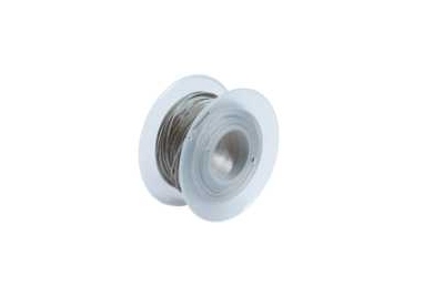 Bobine de c�blette en acier tress� de diam�tre 1,5 mm et de longueur 50 m�tres