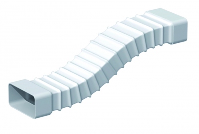 Conduit Plat PVC souple - Rectangulaire - 55 x 220 mm - Longueur 0.5 m�tres