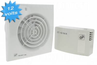 A�rateur 95 m3/h Silent 100CZ 12 Volts