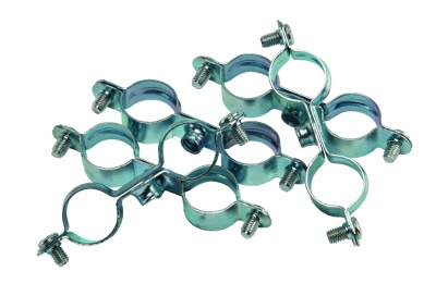Collier Standard - Double - 7 x 150 - Pour tube 12 mm - Boite de 100 - Bizline 400027
