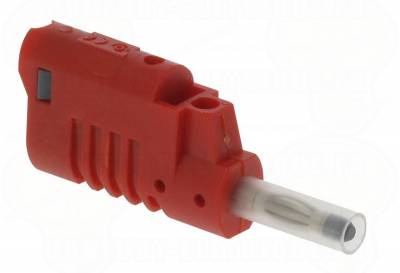 Fiche banane diam�tre 4 mm rouge