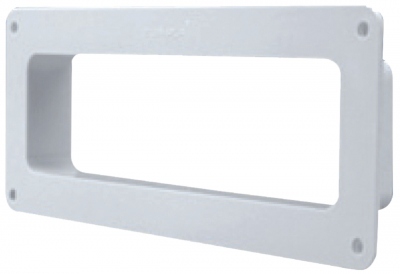Bride murale - Pour conduit Plat PVC rigide - 55 x 220 mm - Unelvent 833640