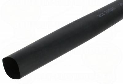Gaine thermor�tractable noire de 24 � 8 mm