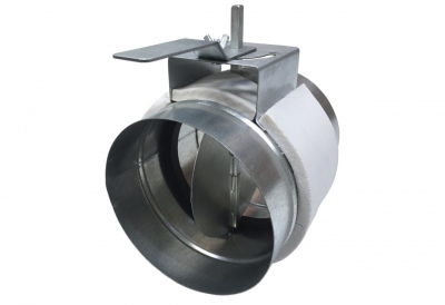 Registre motorisable - 160 mm - En acier galvanis� - Baillindustrie REGMOTG160