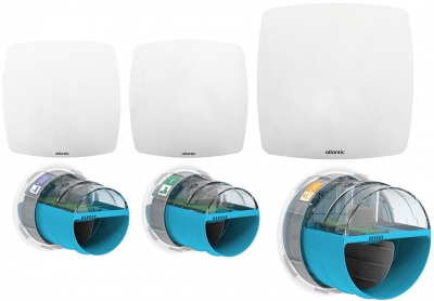 Bouche de ventilation - Pack de 3 Kits e-Twist & Go - Atlantic 526288