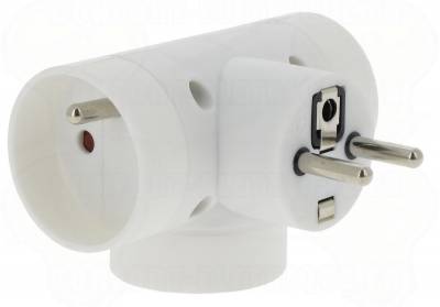 Triplite 16A 2P+T 3680W 230V avec �clipses de protection