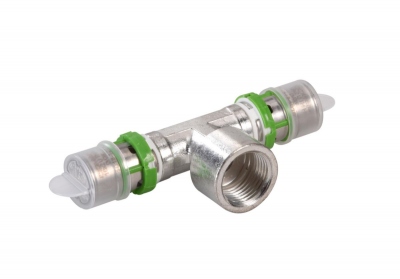 T� femelle - A visser - 50 x 4 vers 1 Pouce - Lot de 1 - Comap 7130GW50150