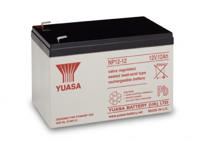 Batterie tanche au plomb - 12 Volts - 12 Ah - Yuasa NP12-12FR