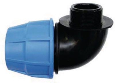 Raccord coud� - M�le - Diam�tre 25 mm - 20 x 27 - Pour tube PE - Sferaco 1014025