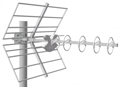 Antenne UHF - Alpha Plus - 5 �l�ments - Fracarro ALPHA5+LTE700