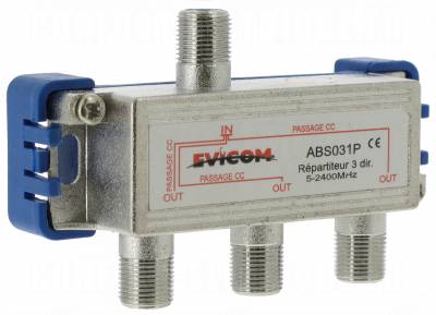R�partiteur ULB 5-2300 MHz 3 sorties, blister