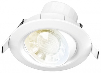 Spot encastr� � LED - Sprytecs - Basculant - 6W - CCT - 60D - Blanc - Lot de 6 - Abi - Aurora DL150013
