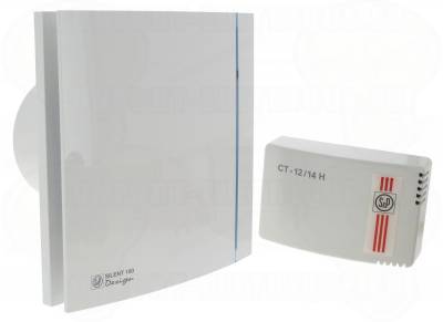 Kit a�rateur 85 m3/h Silent Design 100CHZ 12V hygro temporis