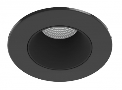 Collerette - Pour spot encastr� Aric EF8 - Noire - Ronde - ARIC 11039
