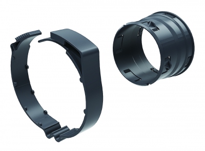 Collier et raccord - 80 mm - EasyCLIP Algaine - ALDES 11033011