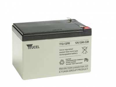 Batterie au plomb - Yucel - 12AH - 12 Volts - Yuasa Y12-12FR