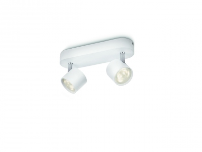 Spot  LED - Philips Myliving Star - 2 x 4.5W - Blanc - Philips 562423116