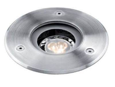 Applique de sol encastr�e - Aric Aquasol mini - GU10 - Inox - Rond - Aric 4648