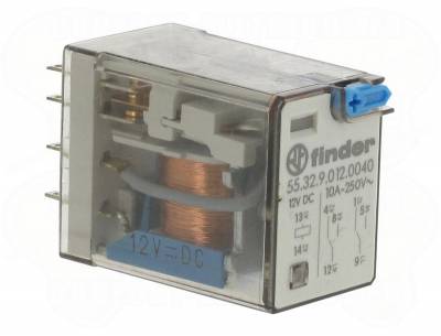 Relais miniature 12 volts DC 2 contacts 10 amp�res