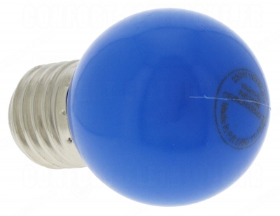 Ampoule � LED Vision-EL E27 Bulb 0.5W Bleu 230 Volts