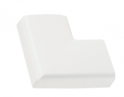 Angle plat modulable - 22 x 12.5 - Blanc - TM Optima - Iboco 08822