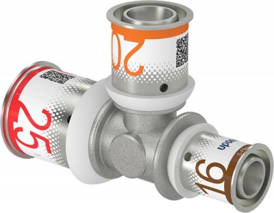 T� � sertir - R�duit - S-Press PLUS - 25 mm vers 20 mm vers 16 mm - Uponor 1070575