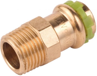 Mamelon � sertir - Pour cuivre - Diam�tre 22 mm - Filetage m�le - 15 x 21 - Comap 4243GVW2212
