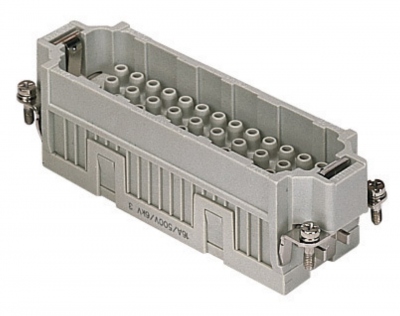 Insert m�le - A sertir - 46P+T - 16A - 500V - Gabarit 104.27 - ILME CQEM46