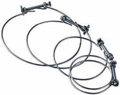 Collier de serrage diam�tre 50 � 288 mm en acier inoxydable