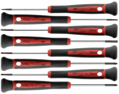 Kit de 8 tournevis - Electroniques - Bizline 790133