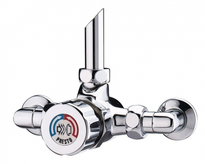 Mitigeur - Douche - Presto Alpa - Bouton et raccords chrom�s - Presto 35925