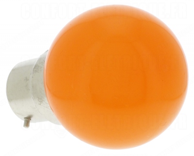 Ampoule  LED B22 0.8W 230 Volts Orange