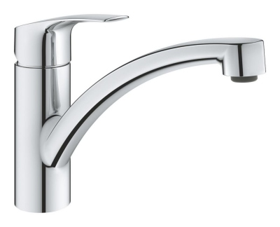 Mitigeur �vier - EUROMART - Bec moul� pivotant - Chrom� - Grohe 32221003