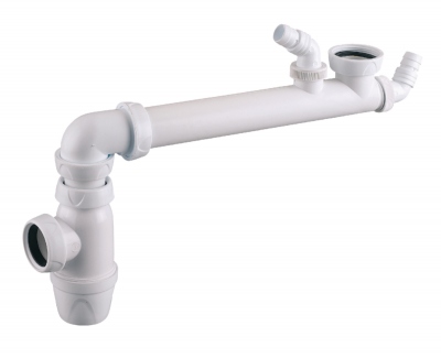 Siphon �vier - 1 cuve - Gain espace - Valentin 75110000100