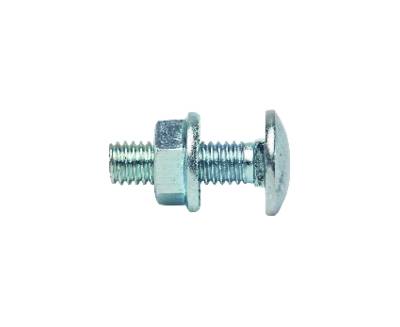 Boulon tete ronde 6 x 20 mm avec collet carr� - Par 100