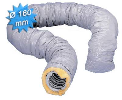 Gaine PVC - Souple - Isol�e - Diam�tre 160 mm - 6 m�tres