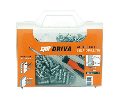 Cheville spcial platre - Spit Driva TP12 - Coffret de 200 - Spit 074180