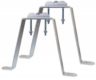 Fixation murale petit mod�le en acier d�port de 25cm X2