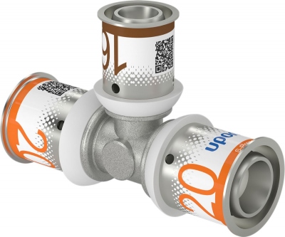 T� � sertir - R�duit - S-Press PLUS - 20 mm vers 16 mm vers 20 mm - Uponor 1070568